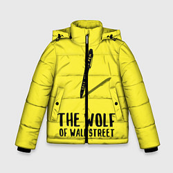 Куртка зимняя для мальчика The Wolf of Wall Street, цвет: 3D-черный