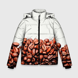 Куртка зимняя для мальчика Coffee, цвет: 3D-черный