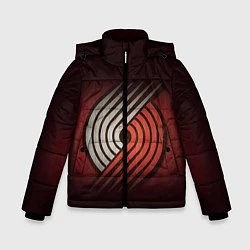 Куртка зимняя для мальчика NBA: Portland Trail Blazers, цвет: 3D-красный