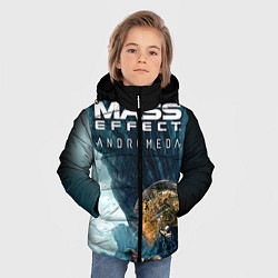 Куртка зимняя для мальчика Mass Effect: Andromeda, цвет: 3D-черный — фото 2
