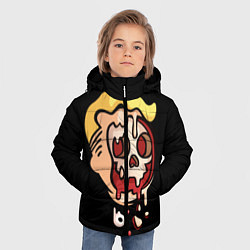 Куртка зимняя для мальчика Vault boy: Kamikaze, цвет: 3D-красный — фото 2
