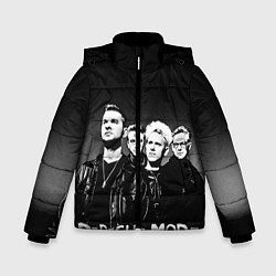 Куртка зимняя для мальчика Depeche Mode: mono, цвет: 3D-светло-серый