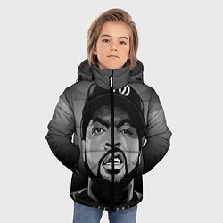 Куртка зимняя для мальчика Ice Cube: Gangsta, цвет: 3D-черный — фото 2