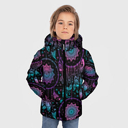 Куртка зимняя для мальчика Ловцы снов, цвет: 3D-черный — фото 2