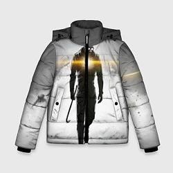 Куртка зимняя для мальчика Гордон Фримен, цвет: 3D-красный