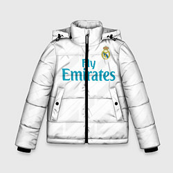 Куртка зимняя для мальчика Real Madrid, цвет: 3D-черный