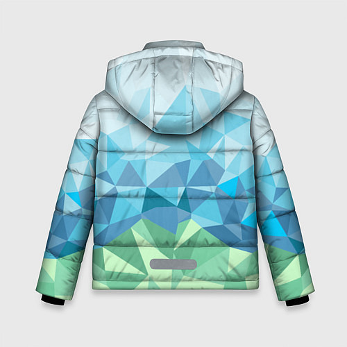 Зимняя куртка для мальчика URAL polygonal / 3D-Черный – фото 2