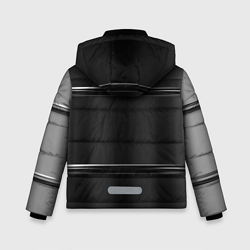 Зимняя куртка для мальчика Нефть / 3D-Черный – фото 2