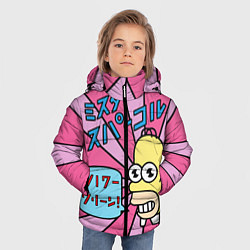Куртка зимняя для мальчика Japanesse Homer, цвет: 3D-черный — фото 2