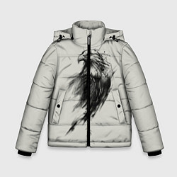 Куртка зимняя для мальчика Дикий орел, цвет: 3D-черный