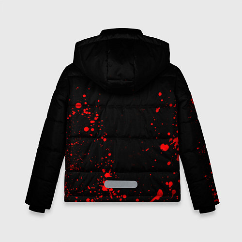 Зимняя куртка для мальчика Вампирша / 3D-Черный – фото 2