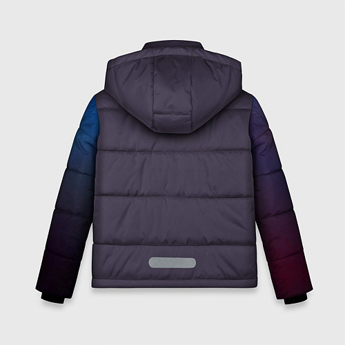 Зимняя куртка для мальчика Рыбки / 3D-Черный – фото 2