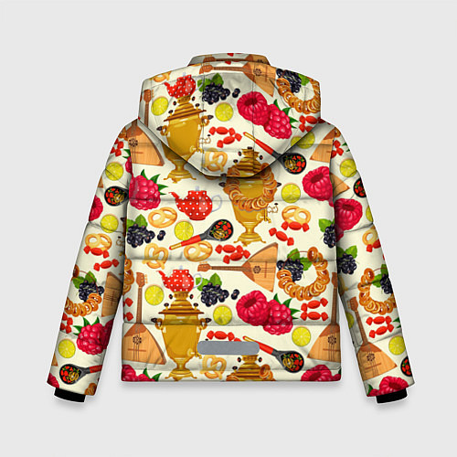 Зимняя куртка для мальчика Народная кухня / 3D-Черный – фото 2