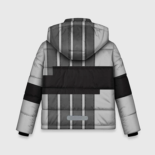 Зимняя куртка для мальчика Группа Depeche Mode / 3D-Черный – фото 2