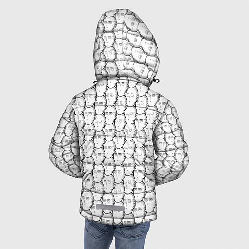 Зимняя куртка для мальчика OnePunchMan / 3D-Красный – фото 4