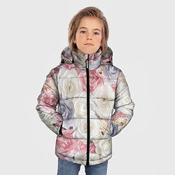 Куртка зимняя для мальчика Букет из роз, цвет: 3D-красный — фото 2