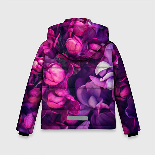Зимняя куртка для мальчика Тюльпановый сад / 3D-Черный – фото 2