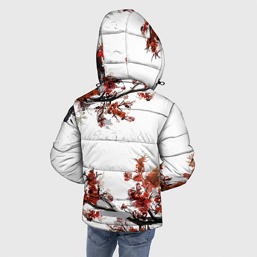 Зимняя куртка для мальчика САКУРА / 3D-Светло-серый – фото 4