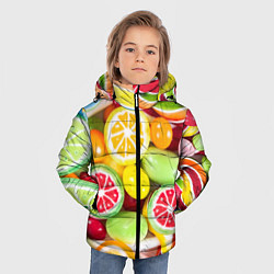 Куртка зимняя для мальчика Candy Summer, цвет: 3D-черный — фото 2