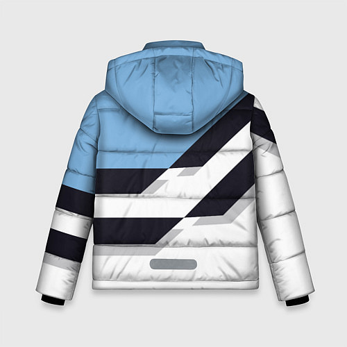 Зимняя куртка для мальчика Manchester City FC: White style / 3D-Черный – фото 2