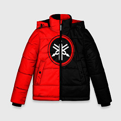 Куртка зимняя для мальчика Yamaha, цвет: 3D-красный