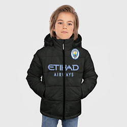 Куртка зимняя для мальчика Man City FC: Black 17/18, цвет: 3D-светло-серый — фото 2