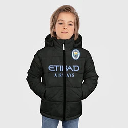 Куртка зимняя для мальчика Man City FC: Black 17/18, цвет: 3D-светло-серый — фото 2