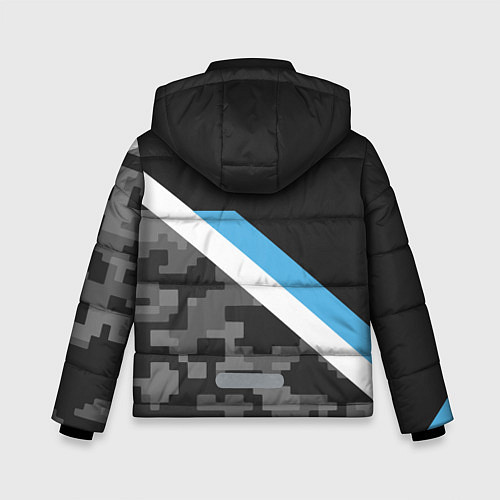 Зимняя куртка для мальчика BMW: Pixel Military / 3D-Черный – фото 2