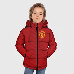 Куртка зимняя для мальчика Manchester United: Red Lines, цвет: 3D-светло-серый — фото 2