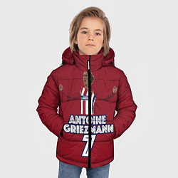Куртка зимняя для мальчика Antoine Griezmann 7 цвета 3D-черный — фото 2