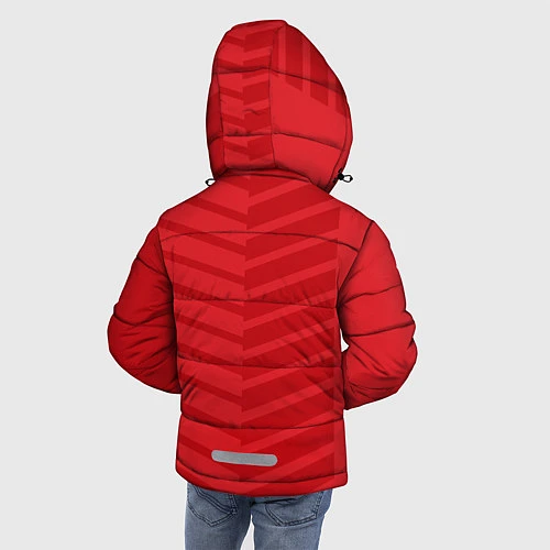 Зимняя куртка для мальчика FC Manchester United: Reverse / 3D-Красный – фото 4