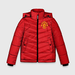 Куртка зимняя для мальчика FC Manchester United: Reverse, цвет: 3D-красный