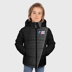 Куртка зимняя для мальчика BMW: Grey Colors Lines, цвет: 3D-черный — фото 2