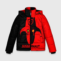 Куртка зимняя для мальчика Juggernaut Blood, цвет: 3D-черный