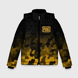 Куртка зимняя для мальчика PUBG: Military Honeycomb, цвет: 3D-красный
