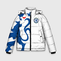 Куртка зимняя для мальчика FC Chelsea: White Lion, цвет: 3D-красный