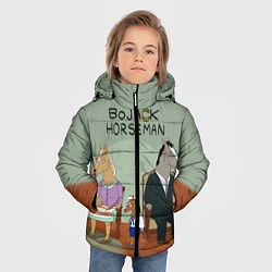Куртка зимняя для мальчика BoJack Horseman, цвет: 3D-красный — фото 2
