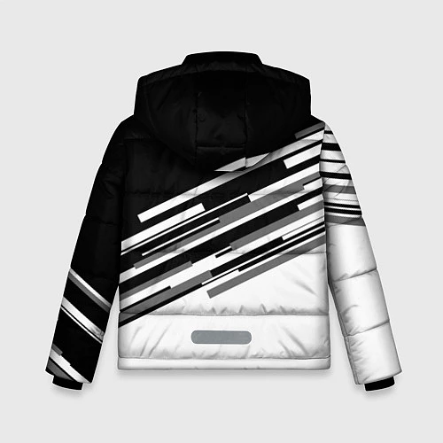 Зимняя куртка для мальчика FC Juventus: B&W Line / 3D-Черный – фото 2