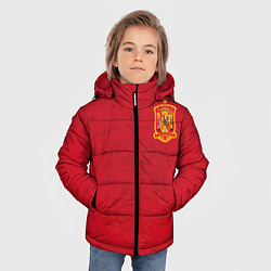Куртка зимняя для мальчика Сборная Испании цвета 3D-черный — фото 2
