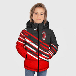 Куртка зимняя для мальчика АC Milan: R&G, цвет: 3D-черный — фото 2