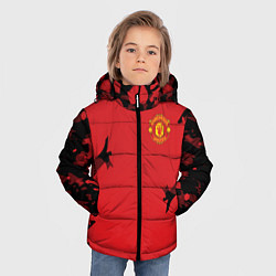 Куртка зимняя для мальчика FC Manchester United: Red Original, цвет: 3D-красный — фото 2