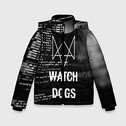 Куртка зимняя для мальчика Watch Dogs: Hacker, цвет: 3D-красный
