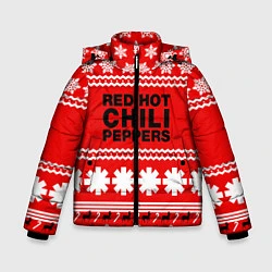 Куртка зимняя для мальчика RHCP: New Year, цвет: 3D-красный