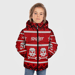 Куртка зимняя для мальчика Skillet: New Year, цвет: 3D-черный — фото 2