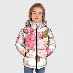 Куртка зимняя для мальчика Spring Flowers, цвет: 3D-черный — фото 2