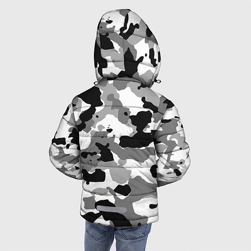 Зимняя куртка для мальчика FC Juventus: Camouflage / 3D-Красный – фото 4