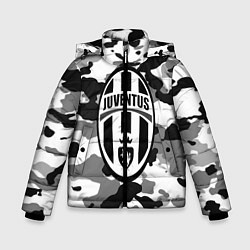 Куртка зимняя для мальчика FC Juventus: Camouflage, цвет: 3D-красный