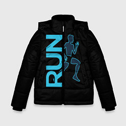 Куртка зимняя для мальчика RUN: Black Style, цвет: 3D-красный