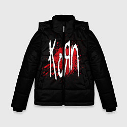Куртка зимняя для мальчика Korn: Blood цвета 3D-черный — фото 1
