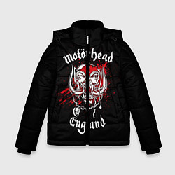Куртка зимняя для мальчика Motorhead England, цвет: 3D-светло-серый